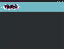 Tablet Screenshot of eatatpinkys.com